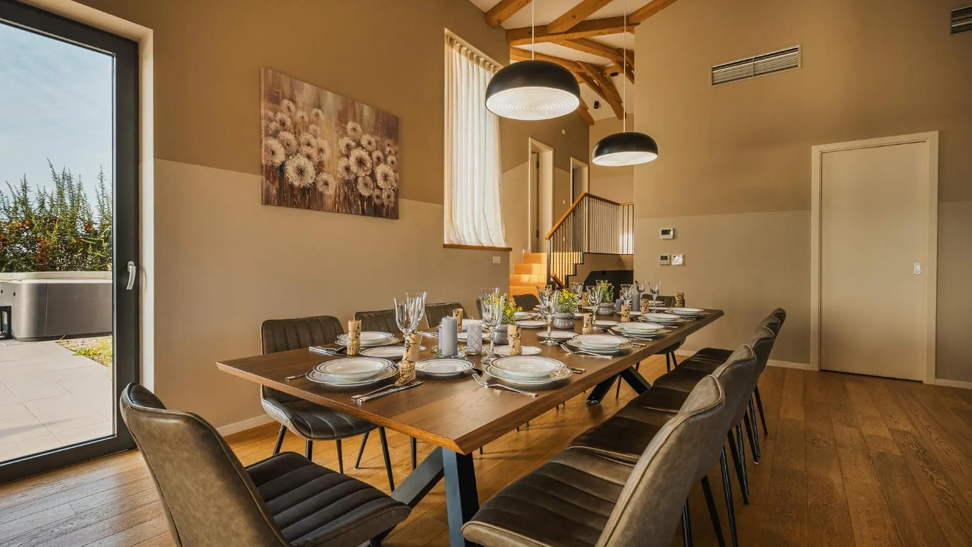Villa Vigneto Near Novigrad For 15 Persons With Sea View And Whirlpool Brtonigla